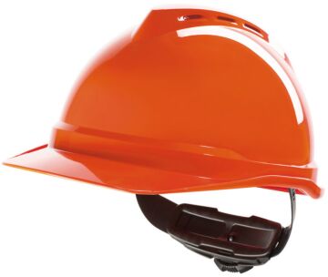 MSA V-Gard 500 geventileerde veiligheidshelm met Fas-Trac III binnenwerk (GV462) oranje