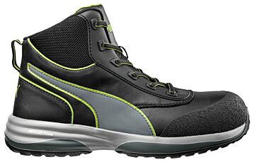 Puma Rapid Green Mid S3 Esd 635500 Zwart/Groen