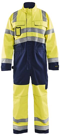 Blåkläder 6373-1804 Overall High vis High Vis Geel/Marineblauw