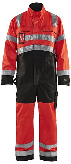 Blåkläder 6373-1804 Overall High vis High Vis Rood/Zwart