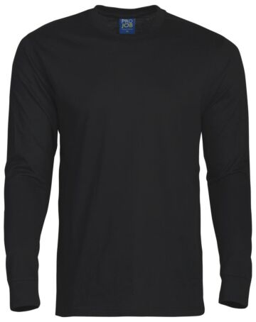 Projob 2017 T-Shirt Lange Mouwen Heren Zwart