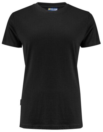 Projob 2032 Dames T-Shirt Katoen Dames Zwart