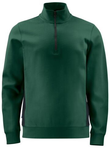 Projob 2128 Sweater Met Korte Ritssluiting Heren Woudgroen