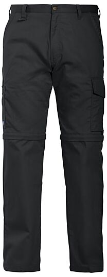 Projob 2502 Afritsbare Broek Heren Zwart