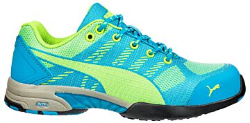 Puma Celerity Knit Blue Low S1p 642900 Blauw/Groen