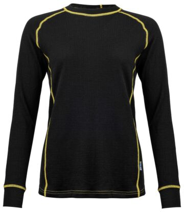 Projob 3109 Thermisch T-Shirt Lange Mouwen Wol Dames Zwart
