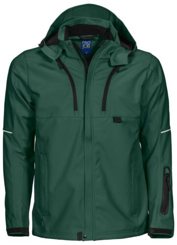 Projob 3406 Softshell Jas Heren Woudgroen