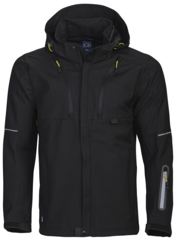 Projob 3406 Softshell Jas Heren Zwart