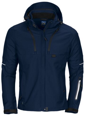Projob 3412 Dames Softshell Jas Dames Marine