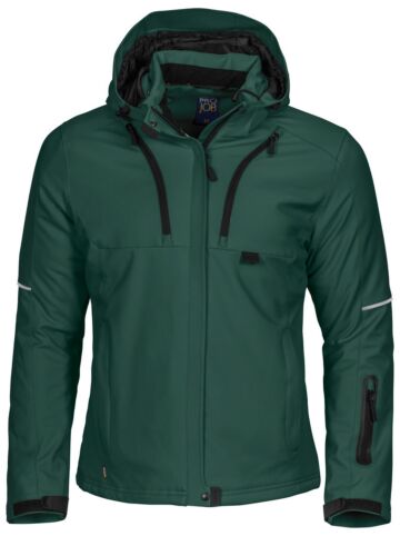 Projob 3413 Dames Gevoerde Softshell Jas Dames Woudgroen