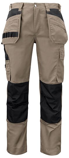 Projob 5531 Broek Met Kniezakken En Spijkerzakken Heren Kaki