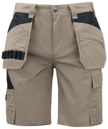 Projob 5535 Short Met Spijkerzakken Heren Kaki