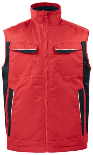 Projob 5704 Bodywarmer Heren Rood