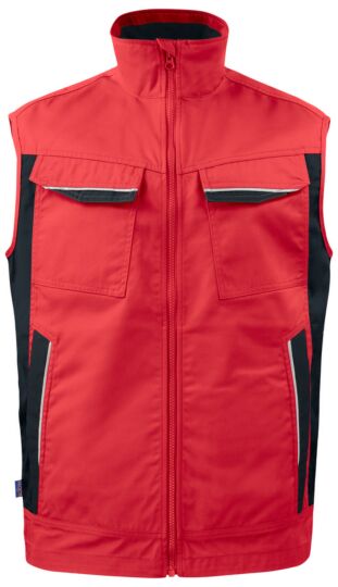 Projob 5706 Zomervest Heren Rood