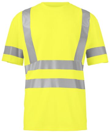 Projob 6030 Signalisatiet-Shirt En Iso 20471 Klasse 3 Heren Geel