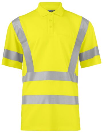 Projob 6040 Signalisatiepolo En Iso 20471 Klasse 3 Heren Geel
