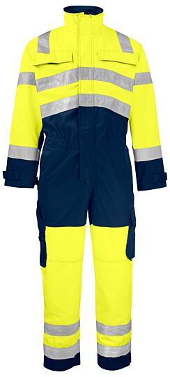 Projob 6203 Signalisatieoverall En Iso 20471 Klasse 3 Heren Geel/Marine