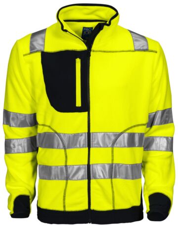 Projob 6303 Signalisatiefleece En Iso 20471 Klasse 3 Heren Geel/Zwart