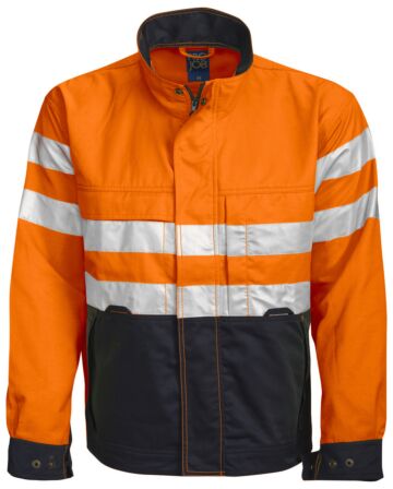 Projob 6401 Signalisatievest En Iso 20471 Klasse 3 Heren Oranje/Zwart