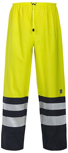 Projob 6504 Signalisatieregenbroek En Iso 20471 Klasse 2 Heren Geel/Marine