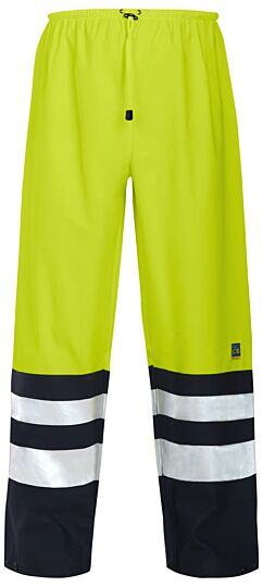 Projob 6504 Signalisatieregenbroek En Iso 20471 Klasse 2 Heren Geel/Zwart