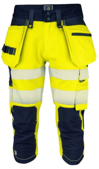 Projob 6577 Signalisatie Piratenbroek En Iso 20471 Klasse 2/1 Heren Geel/Marine