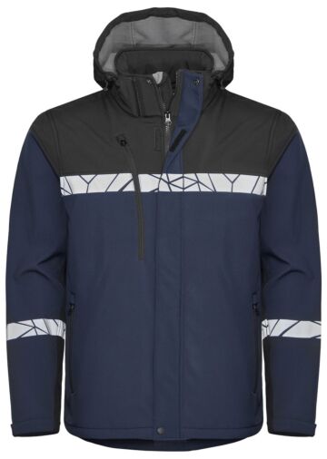 Projob 7400 Softshell Heren Marine/Zwart