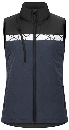 Projob 7701 Bodywarmer Dames Marine/Zwart