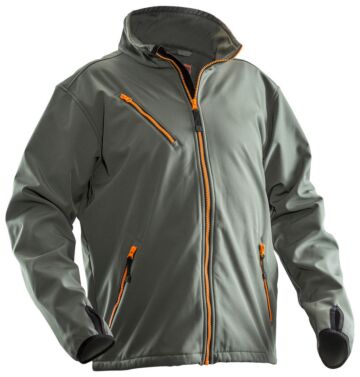 Jobman 1201 Light Softshell Jacket Donkergrijs