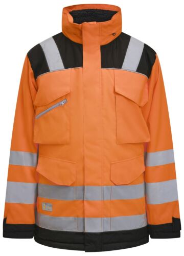 Jobman 1236 Hi-Vis Winter Parka Star Oranje/Zwart