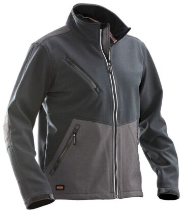 Jobman 1248 Softshell Jacket Grijs/Zwart