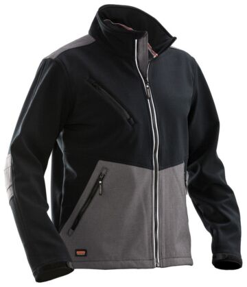 Jobman 1248 Softshell Jacket Zwart/Grijs