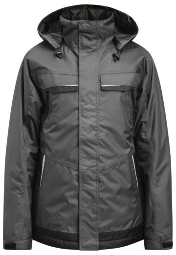 Jobman 1384 Winter Jacket Donkergrijs/Zwart