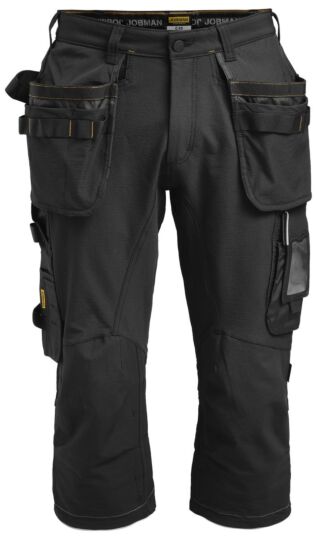 Jobman 2195 Stretch Long Shorts Zwart