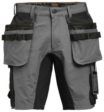 Jobman 2196 Stretch Shorts Hp Donker grijs/Zwart