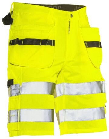 Jobman 2207 Hi-Vis Shorts Hp Geel