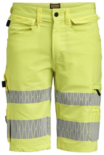 Jobman 2296 Hi-Vis Craftsman Shorts Stretch Hp Heren Geel