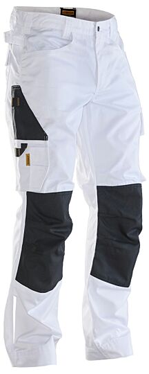 Jobman 2321 Service Trousers Wit/Zwart