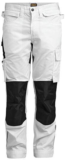 Jobman 2326 Craftsman Trousers Stretch Wit/Zwart