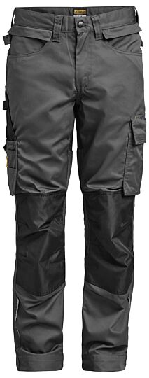 Jobman 2326 Craftsman Trousers Stretch Donkergrijs/Zwart