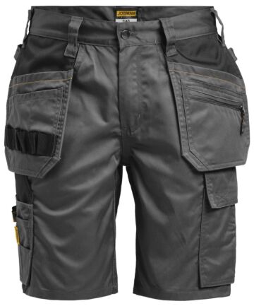 Jobman 2722 Korte werkbroek Shorts Hp grijs/Zwart