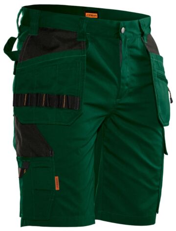 Jobman 2722 Korte werkbroek Shorts Hp Bosgroen/Zwart