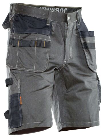 Jobman 2733 Shorts Cotton Hp Donkergrijs/Zwart