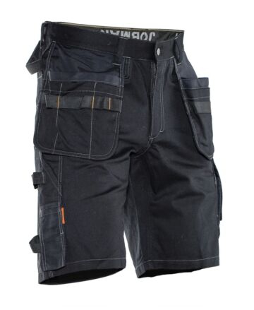 Jobman 2733 Shorts Cotton Hp Zwart/Zwart