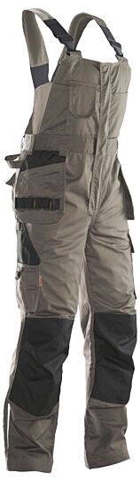 Jobman 3730 Bib N' Brace Khaki/Zwart