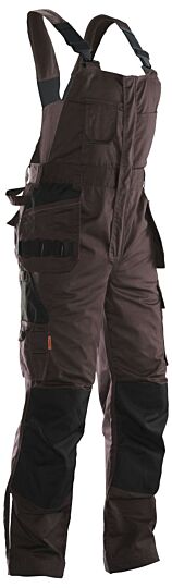 Jobman 3730 Bib N' Brace Bruin/Zwart