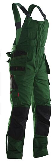 Jobman 3730 Bib N' Brace Bosgroen/Zwart