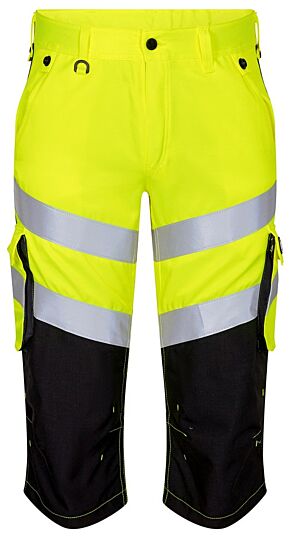 F. Engel 6544 Safety Light 3/4 Trouser Repreve Yellow/Black