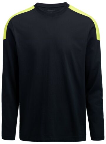 Jobman 5130 Longsleeve T-Shirt Zwart/Geel