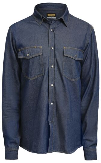 Jobman 5139 Denim Shirt Heren Jeansblauw